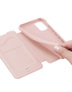 Чехол книжка для Samsung Galaxy A72 4G A72 5G Skin X розовый Dux ducis