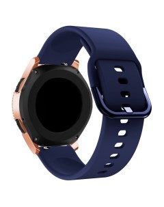 Силиконовый ремешок 20 мм для Samsung Galaxy Watch 42 мм синий Grand price