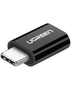 Адаптер US157 30391 USB C to Micro USB Adapter черный Ugreen