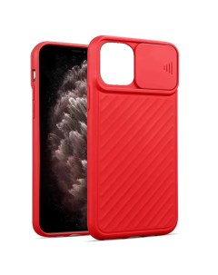 Чехол силиконовый для iPhone 12 12 Pro 6 1 с защитой для камеры красный Grand price