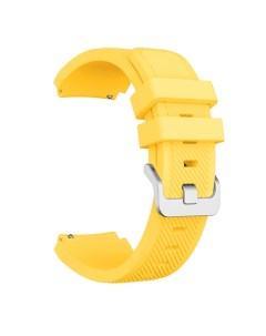 Силиконовый ремешок 22 мм для Huawei Watch GT желтый Grand price