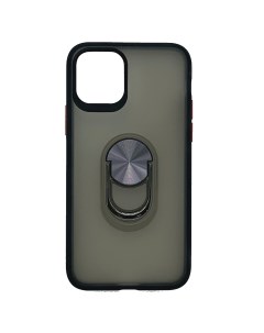 Чехол силиконовый для iPhone 11 Pro Max противоударный Gingle Ring series черный Grand price