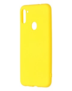 Чехол накладка Flex для Samsung A11 M11 2020 Yellow More choice