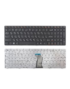 Клавиатура для ноутбука Lenovo B570 V570 Z570 черная с рамкой Azerty