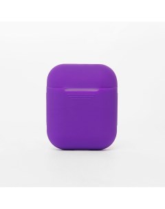 Чехол для кейса наушников Apple AirPods AirPods 2 силиконовый тонкий фиолетовый Promise mobile