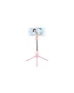 Монопод для селфи со штативом Tripod Bluetooth XT 10 Pink Selfie stick
