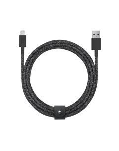 Кабель USB Lightning Belt Cable 3 м черный Native union