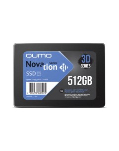 SSD накопитель Novation 3D 2 5 512 ГБ Q3DT 512GPGN Qumo