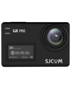 Экшн камера с креплением на шлем голову грудь 4k SJ8 Pro черный Sjcam