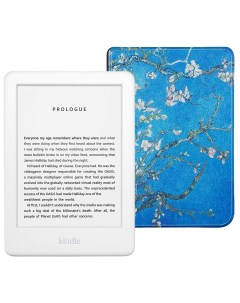 Электронная книга Kindle 10 8Gb SO White с обложкой ReaderONE Sakura Amazon