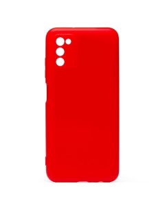 Чехол Samsung SM A037F Galaxy A03s силиконовый Soft Touch 2 красный Promise mobile