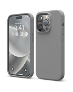 Чехол Soft silicone для iPhone 14 Pro Темно серый ES14SC61PRO DGY Elago