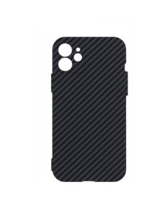 Чехол Iphone 12 Carbon Matte черный Luxó