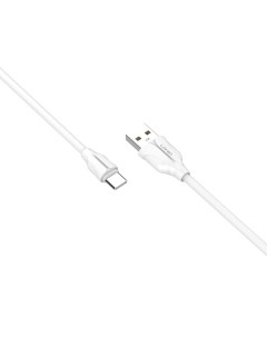 LS361 USB кабель Type C 1m 2 4A медь 86 жил White Ldnio