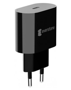 Сетевое зарядное устройство ES WCH 008 USB Type C PD 20W черный Everstone