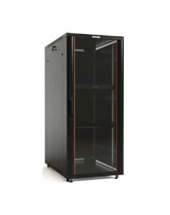 Серверный шкаф TTB 4266 AS RAL9004 глубина 60 см чёрный Hyperline