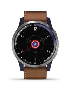 Смарт часы First Avenger Legacy Hero Series серебристый коричневый синий 1312 Garmin