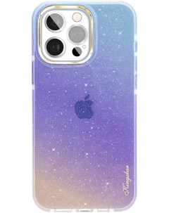 Чехол Ombre series для iPhone 13 Pro цвет Голубой Фиолетовый 6959003501530 Kingxbar