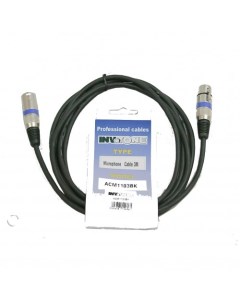 Микрофонный кабель XLR XLR ACM1106 BK Invotone