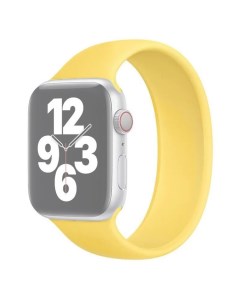 Ремешок для Apple Watch 1 6 SE 38 40 мм силиконовый 135мм Желтый Innozone