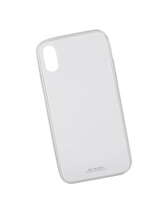 Чехол Berkin для iPhone X Xs стекло с рамкой TPU белый Wk