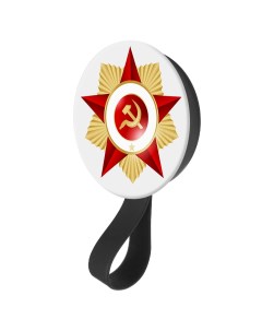 Кольцо держатель с зеркалом для телефона Красная Звезда Krutoff