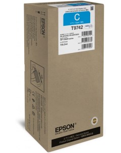 Картридж для лазерного принтера T9742 C13T974200 Blue оригинальный Epson
