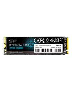 SSD накопитель P34A60 M 2 2280 128 ГБ SP128GBP34A60M28 Silicon power