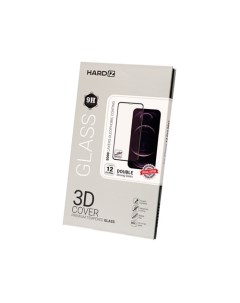 Защитное стекло 3D Cover Premium Glass для iPhone 12 Pro Max Black Frame Hardiz