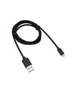 Кабель USB Lightning 1m Black Nylon 18 7055 Rexant