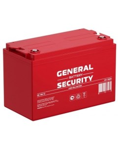 Свинцово кислотный аккумулятор GS 100 12 12V 100Ah General security