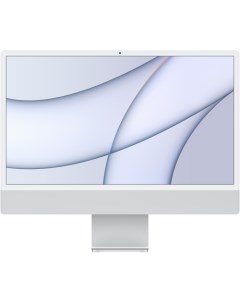 Моноблок iMac 24 2021 M1 8Gb 256Gb M1 7 core серебристый MGTF3RU A Apple