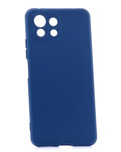 Противоударный чехол для Xiaomi Mi 11 Lite Silicone Blue Derbi