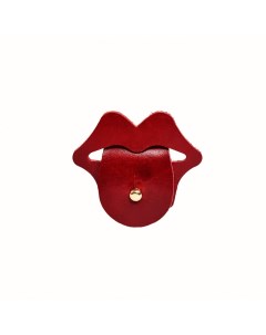 Чехол кожаный для наушников Lips Красный Enzo lunas