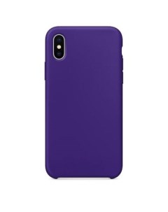 Чехол для iPhone X XS Силиконовый фиолетовый Thl