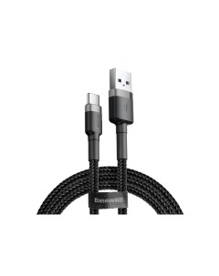 Кабель USB 2 0 A m USB Type C m 1м Cafule Series Черный CATKLF BG1 Baseus