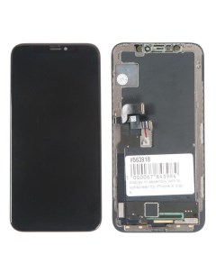 Дисплей в сборе с тачскрином для Apple iPhone X OLED черный Rocknparts