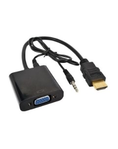 Переходник адаптер HDMI в VGA Audio кабель папа HDMI мама VGA Vconn