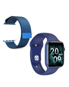 Смарт часы Smart Watch X22 с дополнительным браслетом Milano синий Kuplace