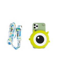 Чехол для iPhone 11 Pro с игрушкой сумочкой Mike из Monster Inc зеленый Smarty toys