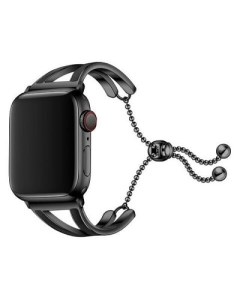 Ремешок Apple Watch 38 mm V Lady черный с черным Unknown