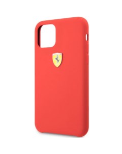 Чехол для iPhone 12 12 Pro silicone красный Ferrari