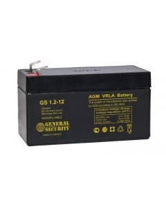 Аккумулятор для ИБП GSL1 2 12 1 2 А ч 12 В GSL1 2 12 General security