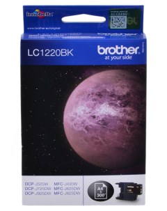 Картридж для струйного принтера LC 1220BK черный оригинал Brother