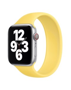 Ремешок для Apple Watch 42 44 mm Sport Band размер S 140 мм канареечный Promise mobile