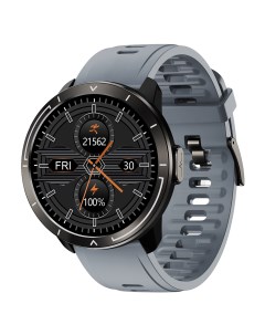 Смарт часы Smart Watch M18plus черные ремешок серый Garsline