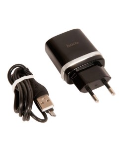 Зарядное устройство c12Q Smart QC3 0 Micro USB черный Hoco