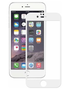 Защитное стекло 3D для Apple iPhone 6 6S Plus 0 3 мм белое Deppa