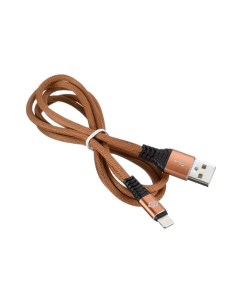 Кабель USB A m Lightning m 1 2м brown Digma