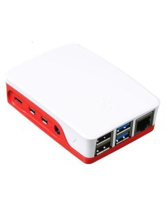 Корпус компьютерный Pi 4 RPI 4B case RW White Red Raspberry